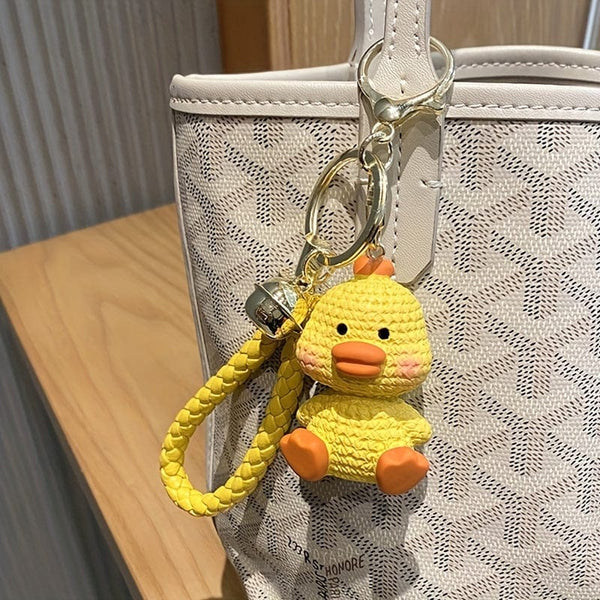 Planet Gates 1pc Cute Cartoon Animal Keychain Resin Anime Bunny, Pig Dinosaur Keyring Pendant, Bag Charm, Car Keychain, Car Accessories, Gifts