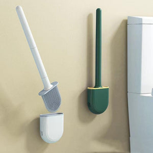 Planet Gates 1pc, Detachable Soft Rubber Toilet Brush With No Dead Angle Cleaning - Easy To Use And Effective