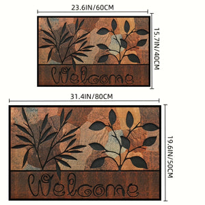 Planet Gates 1pc Dirt Resistant Welcome Doormat, Low Pile Indoor Outdoor Entrance Mat, Absorbent Bath Mat, Suitable For Living Room Bedroom Bathroom Kitchen Balcony Patio Carpet