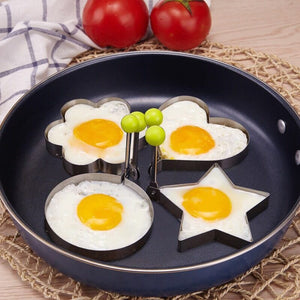 Planet Gates 1pc Egg Mold, Egg Ring Molds, Frying Egg Mold, DIY Frying Egg Mold, Creative Egg Mold, Kawaii Egg Mold, Egg Ring Molds For Cooking, Stainless Steel Ring Mold, Breads Mold, Kitchen Accessories