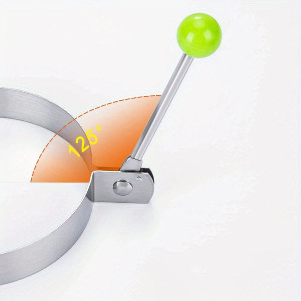 Planet Gates 1pc Egg Mold, Egg Ring Molds, Frying Egg Mold, DIY Frying Egg Mold, Creative Egg Mold, Kawaii Egg Mold, Egg Ring Molds For Cooking, Stainless Steel Ring Mold, Breads Mold, Kitchen Accessories