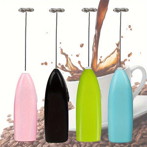 Planet Gates 1pc Electric Egg Beater Milk Frother For Coffee Cappuccino Creamer Agitator Kitchen Accessories Mini Portable Whisk Cooking Gadgets