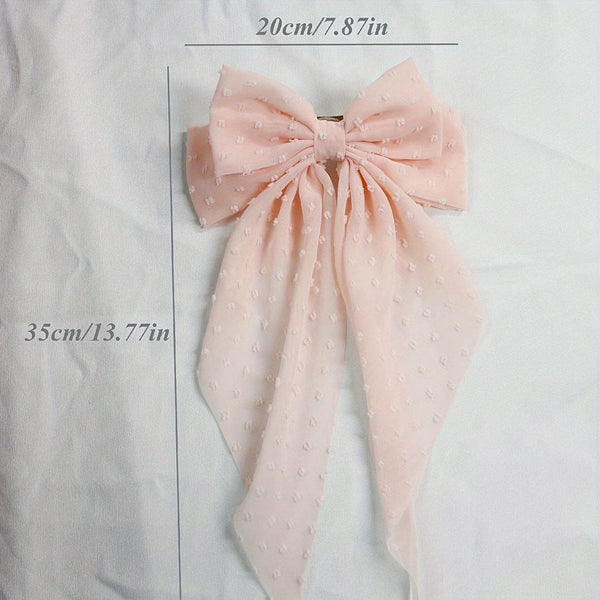 Planet Gates 1pc Fabric Bow Decor Curtain Tieback, Metal Curtain Clip, Curtain Buckle For Home Decoration, Curtain Accessories