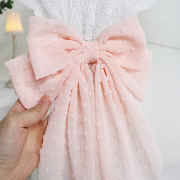 Planet Gates 1pc Fabric Bow Decor Curtain Tieback, Metal Curtain Clip, Curtain Buckle For Home Decoration, Curtain Accessories