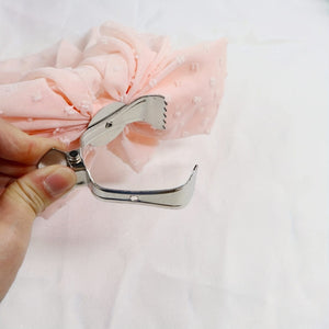 Planet Gates 1pc Fabric Bow Decor Curtain Tieback, Metal Curtain Clip, Curtain Buckle For Home Decoration, Curtain Accessories