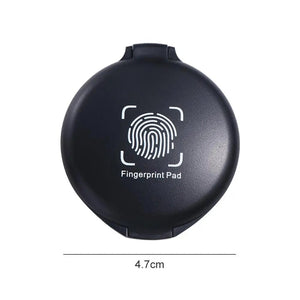 Planet Gates 1PC Fingerprint Ink Pad Thumbprint Ink Pad For Notary Fingerprint Id Security Identification Cards Supplies Fingerprint Kit