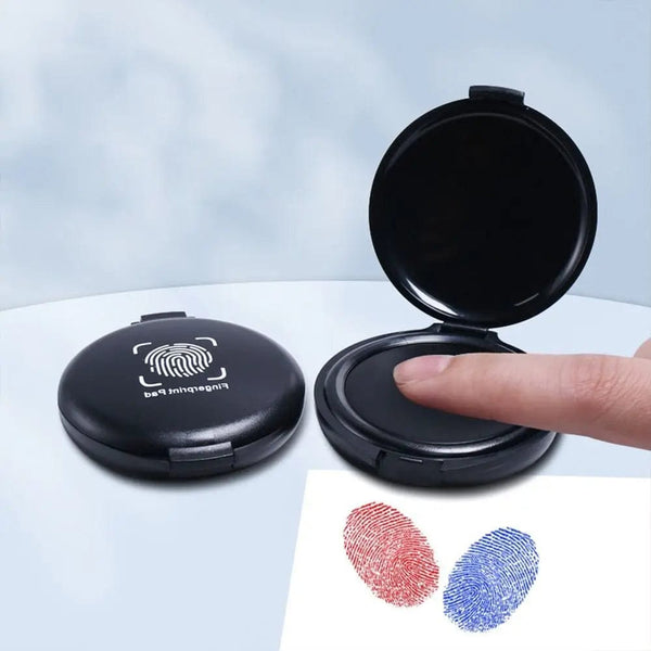 Planet Gates 1PC Fingerprint Ink Pad Thumbprint Ink Pad For Notary Fingerprint Id Security Identification Cards Supplies Fingerprint Kit
