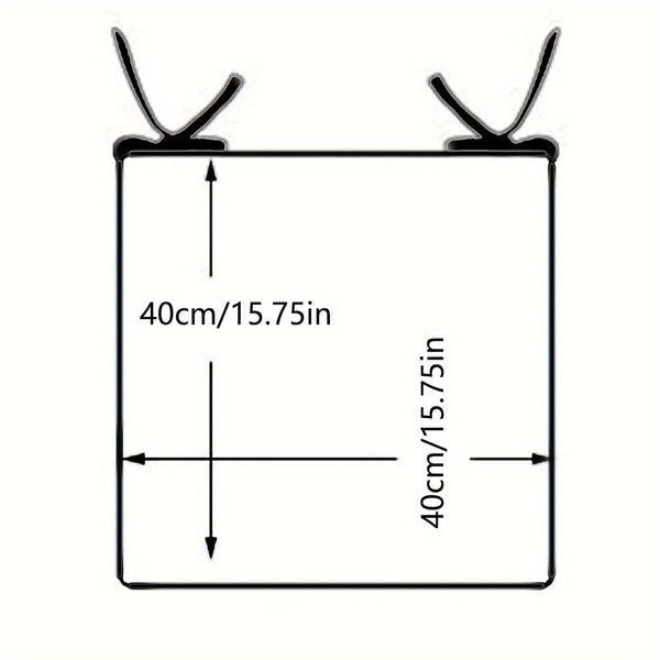 Planet Gates 1pc Flannel Four Seasons Universal Non-slip Chair Cushion For Office Living Room Dining Chair Home Decor