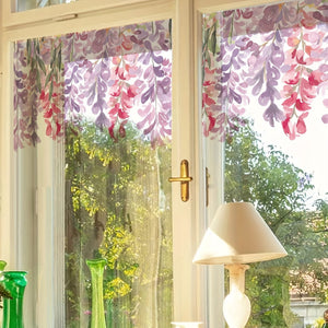 Planet Gates 1pc Floral Print Electrostatic Window Film - Enhance Your Home Decor with a Beautiful Flower Theme