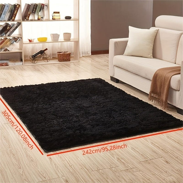 Planet Gates 1pc, Fluffy Area Rug Black Shag Area Rugs, Extra Soft And Shaggy Carpets, Indoor Fuzzy Rugs For Bedroom Living Room Home Rug, Outdoor Rug, Home Decor