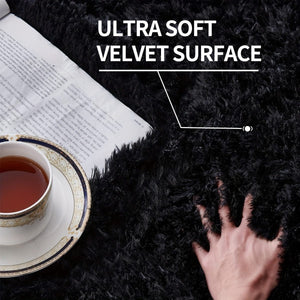 Planet Gates 1pc, Fluffy Area Rug Black Shag Area Rugs, Extra Soft And Shaggy Carpets, Indoor Fuzzy Rugs For Bedroom Living Room Home Rug, Outdoor Rug, Home Decor
