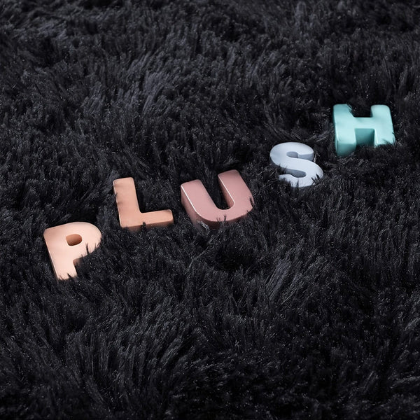Planet Gates 1pc, Fluffy Area Rug Black Shag Area Rugs, Extra Soft And Shaggy Carpets, Indoor Fuzzy Rugs For Bedroom Living Room Home Rug, Outdoor Rug, Home Decor