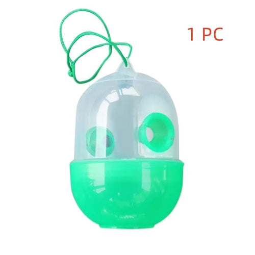 Planet Gates 1pc-flytrap 1/2pcs Reusable Outdoor Hanging Wasp Trap Fly Cage Catching Honey Bee Beekeeping Equipment Tool Bee Pest Control Wasp