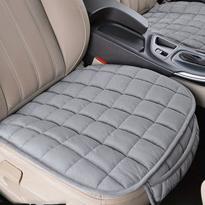 Planet Gates 1pc Front Row Gray 1pc New Winter Short Plush Car Cushion Free Bundle Warm Thickened Single Piece Office Cushion Universal Car Front Row Small Square Cushion
