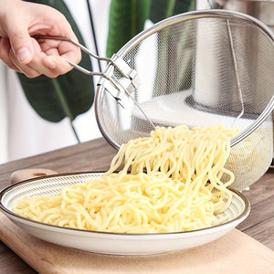 Planet Gates 1pc Frying Strainer Basket 1pc Frying Strainer Basket Frying Net Hedge Noodle Spoon Frying Net Frying Basket Frying Leak Net French Fries Kitchen Foldable Kitchen Stuff Kitchen Accessories Home Kitchen Items