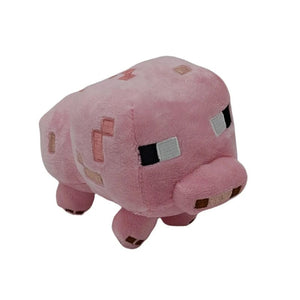 Planet Gates 1PC Game Figure Minecraft Animal Plush Doll Toy Pig Enderman Creeper Sheep Plushie Soft Collection Doll