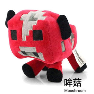 Planet Gates 1PC Game Figure Minecraft Animal Plush Doll Toy Pig Enderman Creeper Sheep Plushie Soft Collection Doll