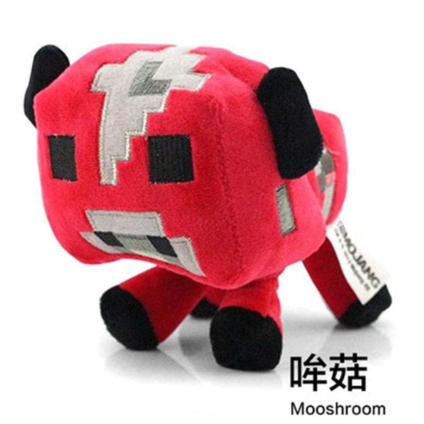 Planet Gates 1PC Game Figure Minecraft Animal Plush Doll Toy Pig Enderman Creeper Sheep Plushie Soft Collection Doll