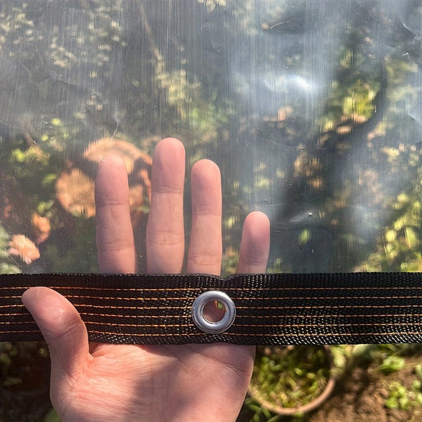 Planet Gates 1pc, Garden, Balcony, Greenhouse, Succulent Flowers, Plants, Waterproof Oilcloth, Pet Roof, Waterproof Tarpaulin, Clear Plastic Tarpaulin, Dustproof, Rainproof, UV Resistant Garden Coverage, Ideal Garden Coverage