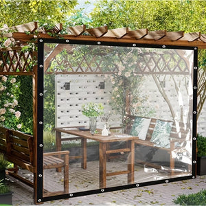 Planet Gates 1pc, Garden, Balcony, Greenhouse, Succulent Flowers, Plants, Waterproof Oilcloth, Pet Roof, Waterproof Tarpaulin, Clear Plastic Tarpaulin, Dustproof, Rainproof, UV Resistant Garden Coverage, Ideal Garden Coverage