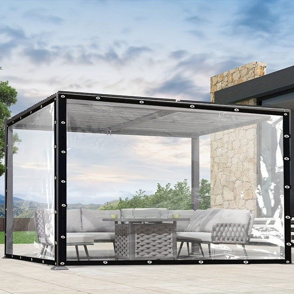 Planet Gates 1pc, Garden, Balcony, Greenhouse, Succulent Flowers, Plants, Waterproof Oilcloth, Pet Roof, Waterproof Tarpaulin, Clear Plastic Tarpaulin, Dustproof, Rainproof, UV Resistant Garden Coverage, Ideal Garden Coverage