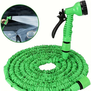 Planet Gates 1pc, Garden Hose Can Be Stretched And Flexible Plastic Hose Car Wash Water Gun 25ft/50ft/100ft,