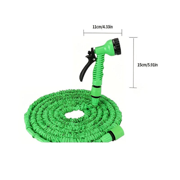 Planet Gates 1pc, Garden Hose Can Be Stretched And Flexible Plastic Hose Car Wash Water Gun 25ft/50ft/100ft,
