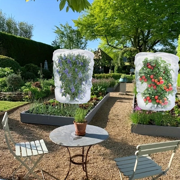 Planet Gates 1pc Garden Net, Blueberry Shrub Plant Cover with Drawstring and Zipper Bird Net Plant Cover Fruit Berry Shrub Tree Tomato Cover Insect Squirrel Animal, Fruit Plant Jacket Protective Bag