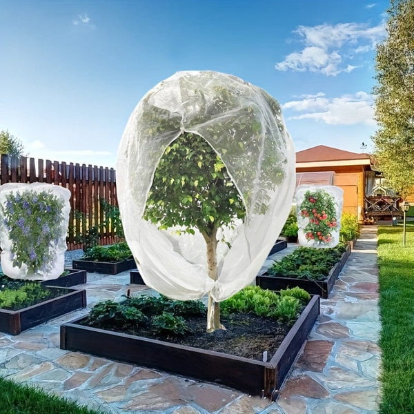 Planet Gates 1pc Garden Net, Blueberry Shrub Plant Cover with Drawstring and Zipper Bird Net Plant Cover Fruit Berry Shrub Tree Tomato Cover Insect Squirrel Animal, Fruit Plant Jacket Protective Bag