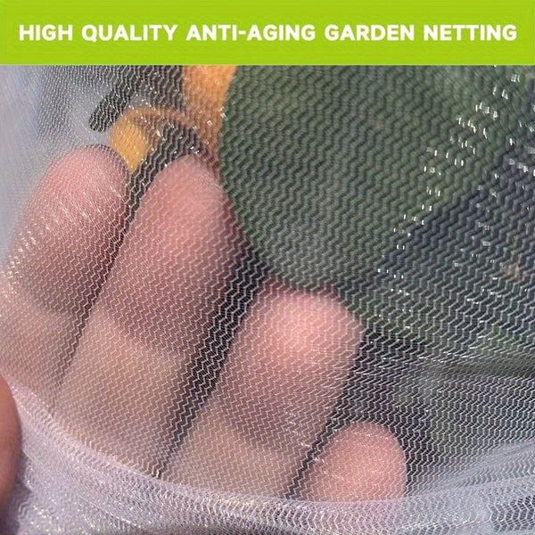 Planet Gates 1pc Garden Net, Blueberry Shrub Plant Cover with Drawstring and Zipper Bird Net Plant Cover Fruit Berry Shrub Tree Tomato Cover Insect Squirrel Animal, Fruit Plant Jacket Protective Bag