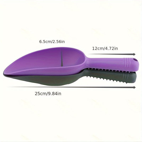 Planet Gates 1pc Garden Shovel, Flower Vegetables Planting Soil Loosening Shovel, Plastic Succulent Plants Soil Shovels, Handheld Soil Scoop Scale Mark Loosening Soil, Plastic Potting Soil Scoop Garden Shovel Digging Tool, Garden Supplies