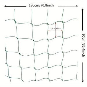 Planet Gates 1pc Garden Trellis For Climbing Plants Outdoor, Trellis Netting For Cucumber, Tomato, Plant Trellis Net With 10.16x10.16 Cm Mesh As Vegetable Trellis For Grape, Bean, Growing Pea