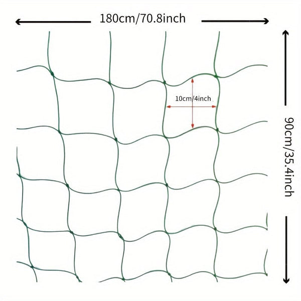 Planet Gates 1pc Garden Trellis For Climbing Plants Outdoor, Trellis Netting For Cucumber, Tomato, Plant Trellis Net With 10.16x10.16 Cm Mesh As Vegetable Trellis For Grape, Bean, Growing Pea
