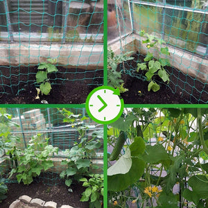 Planet Gates 1pc Garden Trellis For Climbing Plants Outdoor, Trellis Netting For Cucumber, Tomato, Plant Trellis Net With 10.16x10.16 Cm Mesh As Vegetable Trellis For Grape, Bean, Growing Pea