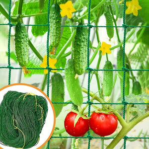 Planet Gates 1pc Garden Trellis For Climbing Plants Outdoor, Trellis Netting For Cucumber, Tomato, Plant Trellis Net With 10.16x10.16 Cm Mesh As Vegetable Trellis For Grape, Bean, Growing Pea