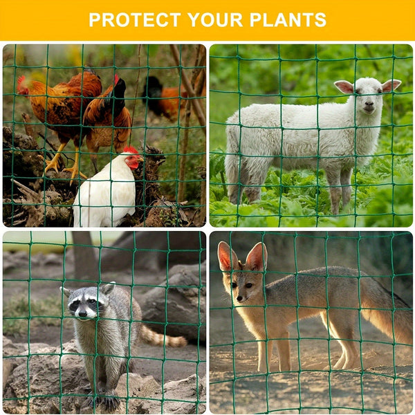 Planet Gates 1pc Garden Trellis For Climbing Plants Outdoor, Trellis Netting For Cucumber, Tomato, Plant Trellis Net With 10.16x10.16 Cm Mesh As Vegetable Trellis For Grape, Bean, Growing Pea