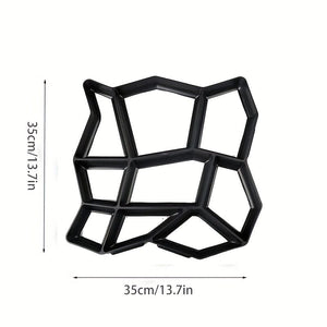 Planet Gates 1pc, Garden Walk Pavement Mold DIY Manually Paving Cement Brick Stone Road Concrete Molds