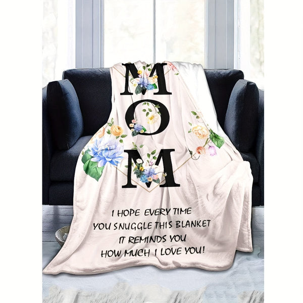 Planet Gates 1pc Gifts For Mom Blanket, Mom Gifts From Daughter Son, Best Mom Ever Gifts, Birthday Gifts For Mom Throw Blanket, I Love You Mom Gifts, Unique Mom Gift, Gifts For Mom