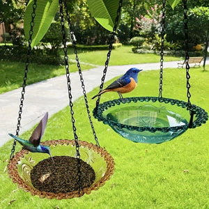 Planet Gates 1pc Hanging Bird Feeder, Birdbath For Outdoor, Garden Decor, Yard, Farm, Hummingbird