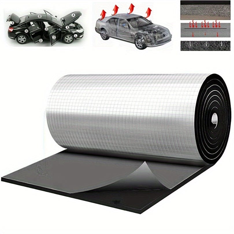 Planet Gates 1pc Heat Insulation Sound Insulation Car Sound Deadener Mat Noise Bonnet Insulation Deadening Sticker