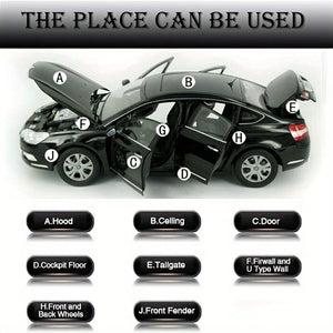 Planet Gates 1pc Heat Insulation Sound Insulation Car Sound Deadener Mat Noise Bonnet Insulation Deadening Sticker