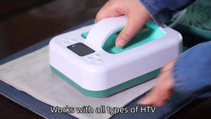 Planet Gates 1pc Heat Press Machine UK Plug 220 Voltage 17.78 X 12.7 Cm Easy Press Heat Transfer Printing Machine Portable Iron Heat Press Machines For T-Shirts And HTV Vinyl Projects