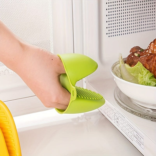 Planet Gates 1pc Heat-Resistant Silicone Oven Glove - Perfect for Baking & Grilling!