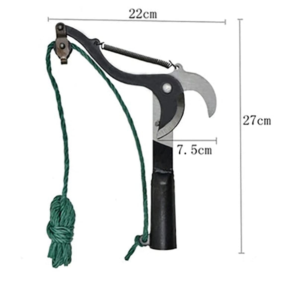 Planet Gates 1PC High-Altitude Extension Lopper Branch Scissors Extendable Fruit Tree Pruning Saw Cutter Garden Trimmer Tool With Rope