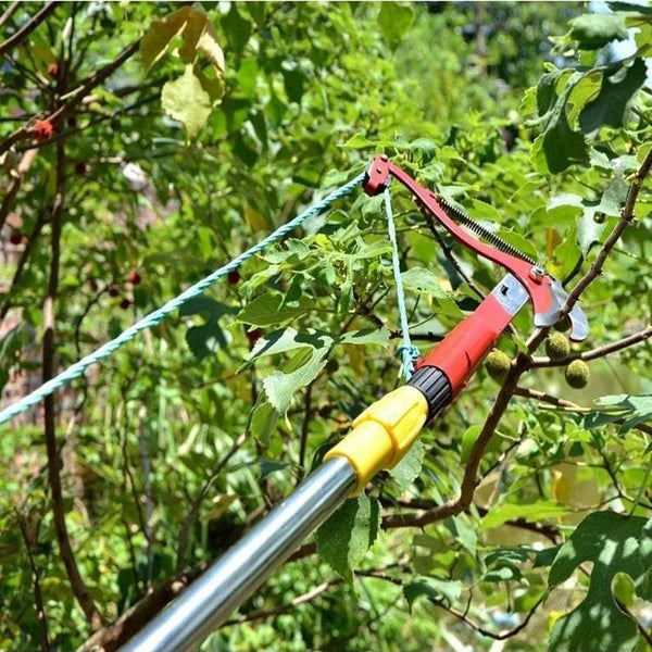 Planet Gates 1PC High-Altitude Extension Lopper Branch Scissors Extendable Fruit Tree Pruning Saw Cutter Garden Trimmer Tool With Rope