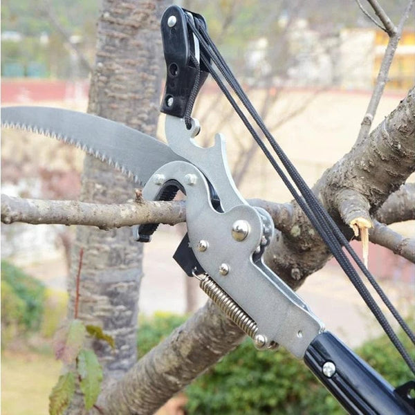Planet Gates 1PC High-Altitude Extension Lopper Branch Scissors Extendable Fruit Tree Pruning Saw Cutter Garden Trimmer Tool With Rope