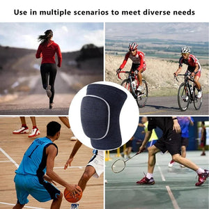 Planet Gates 1PC High Elastic Dancing Knee Pads Sports Compression Shockproof Protective Cover Workout Knees Brace Support for Men Women