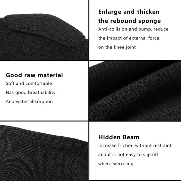 Planet Gates 1PC High Elastic Dancing Knee Pads Sports Compression Shockproof Protective Cover Workout Knees Brace Support for Men Women