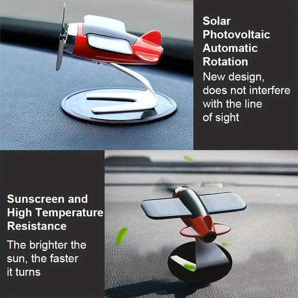Planet Gates 1pc High-end Solar Aircraft Design Car Interior Decoration, Creative Car Dashboard Decoration, Car Aromatherapy Diffuser Ornament