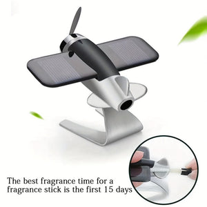 Planet Gates 1pc High-end Solar Aircraft Design Car Interior Decoration, Creative Car Dashboard Decoration, Car Aromatherapy Diffuser Ornament